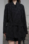 INTO THE EAST 25 Autumn/Winter Dark Jacquard Tassel Lace-up Jacket/Vest/Shorts ITE-E1DGAW027BL20JK-HEI Jacket